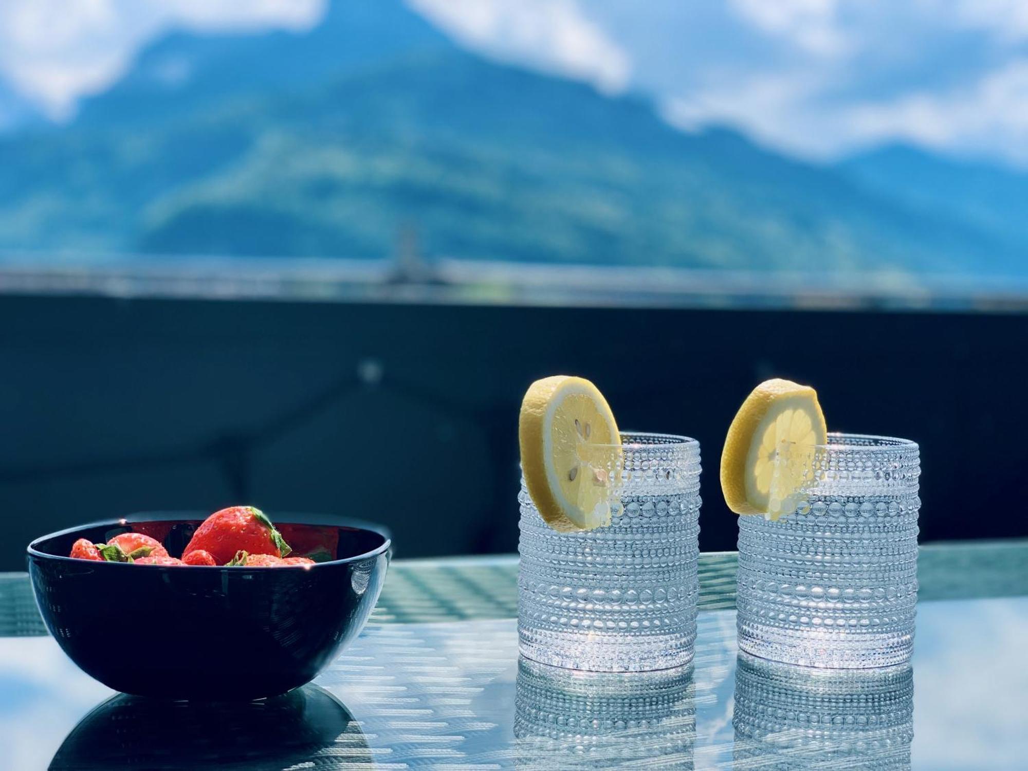 Luna O Mountainview O Pizzaoven Брунен Екстериор снимка